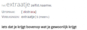 extraatje